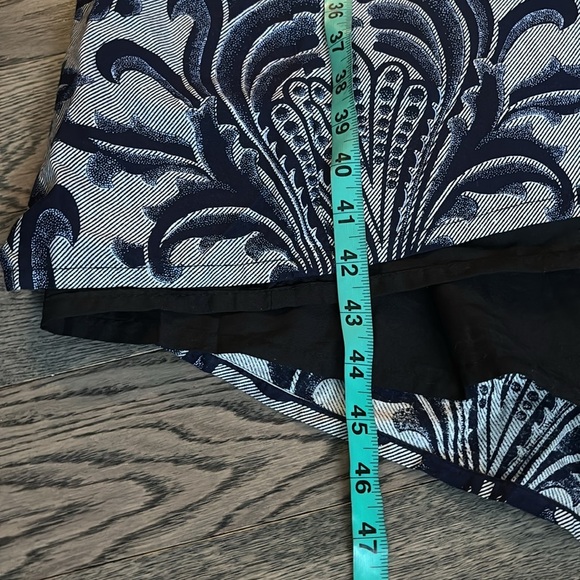 Vintage Luxury jacquard floral pattern Ankara print Fish tail maxi skirt Sz S - Picture 9 of 17